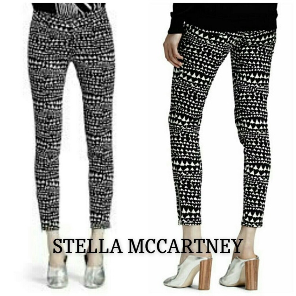 Stella McCartney Jeans Heart Print Black/White